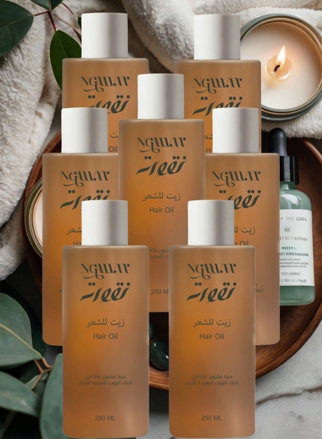 Naqua 7 Pieces Naqua Hair Oil 250ML - Image 1